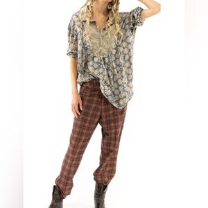 Magnolia Pearl EUROPEAN COTTON
BLOCKPRINT TORA SHIRT